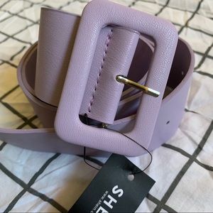 NEW purple vintage style leather belt